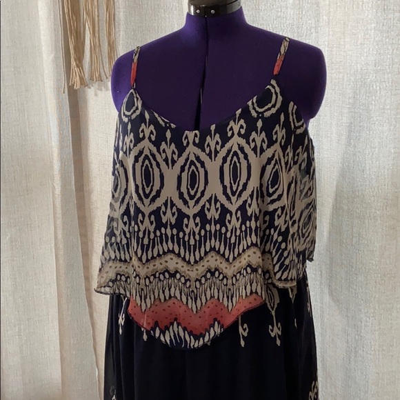 Chiffon Tiered Dress - Picture 2 of 5